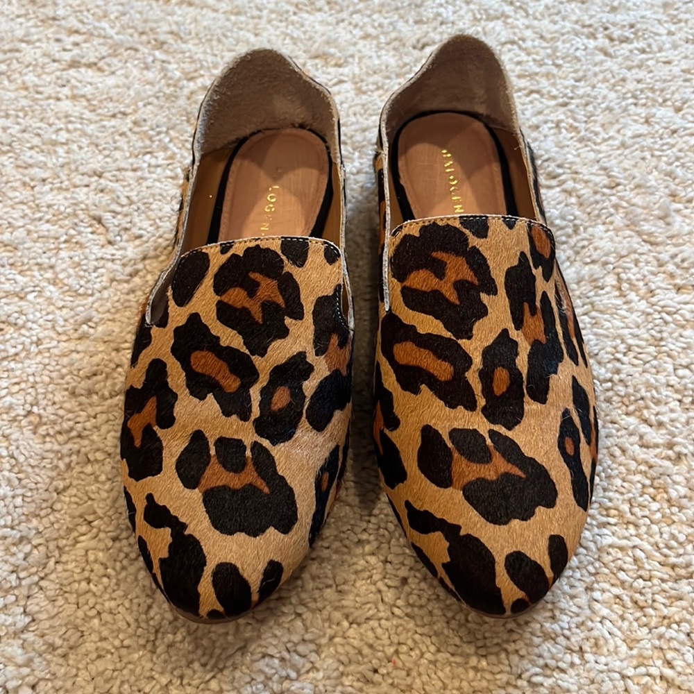 Halogen leopard shoes